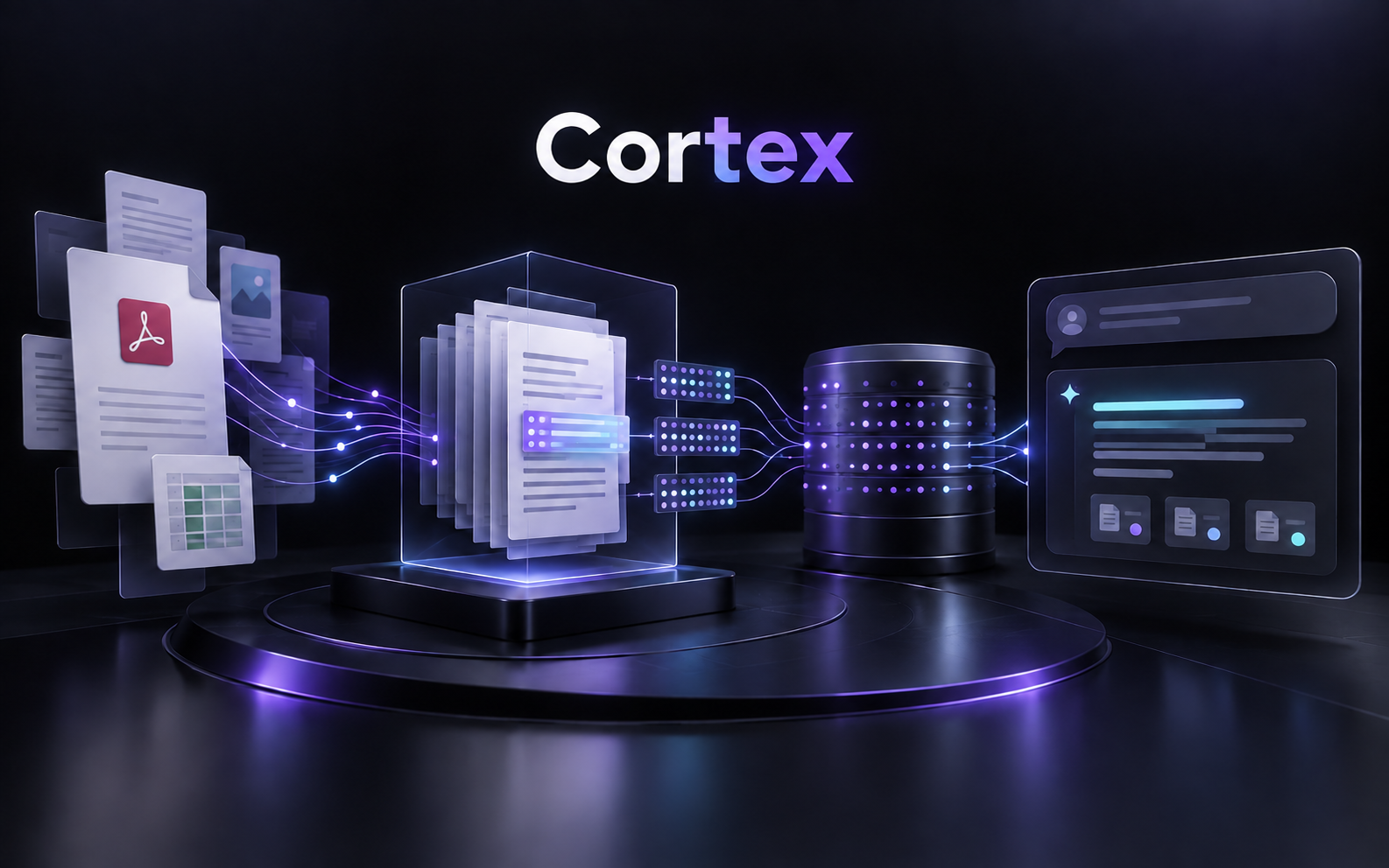 Cortex — RAG Document Q&A project preview